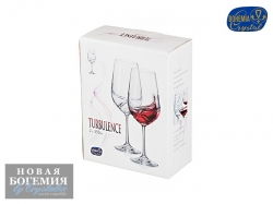 Набор бокалов для вина Турбуленция (Turbulence) 350мл, Гладкие, бесцветные (2 штуки) 